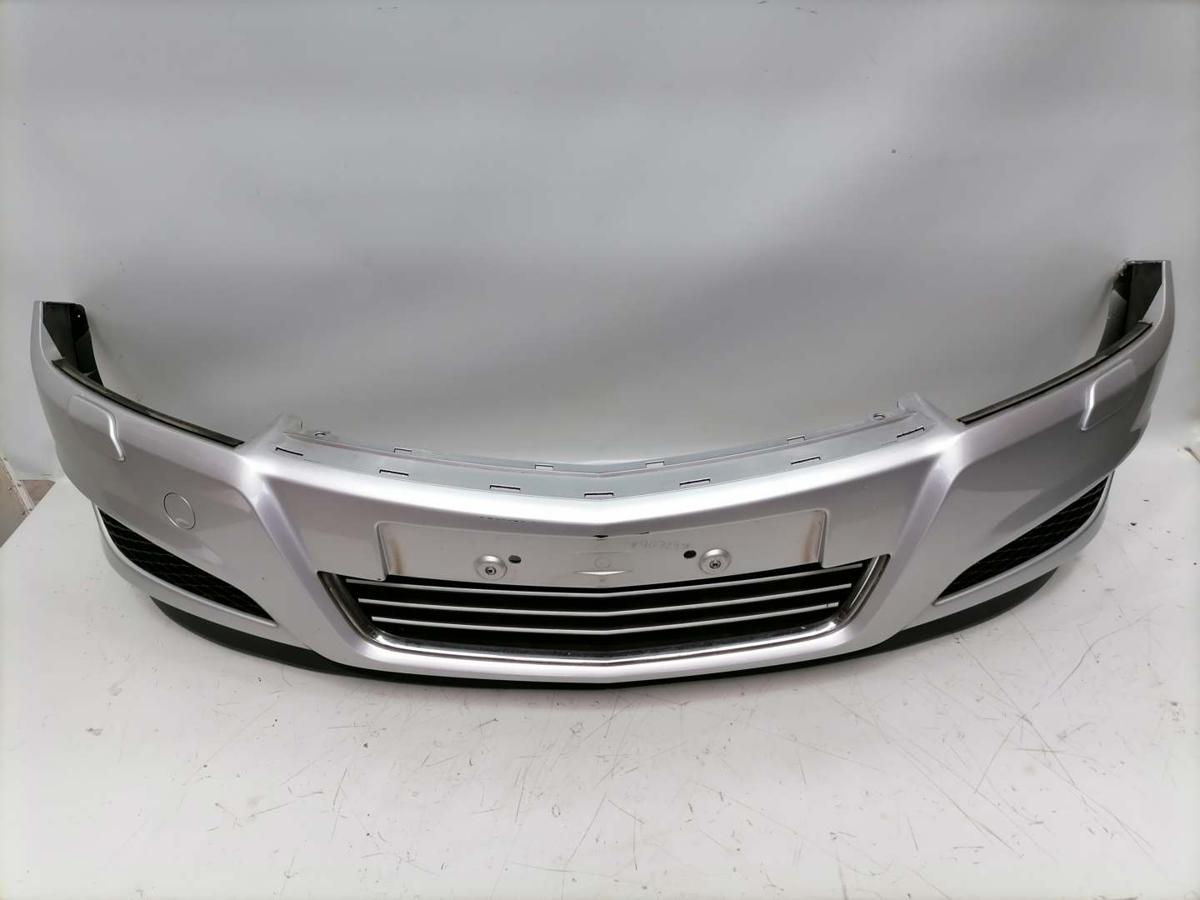 Opel Astra H original Stoßstange Stoßfänger vorn Z157 Starsilber III Metallic Facelift BJ08